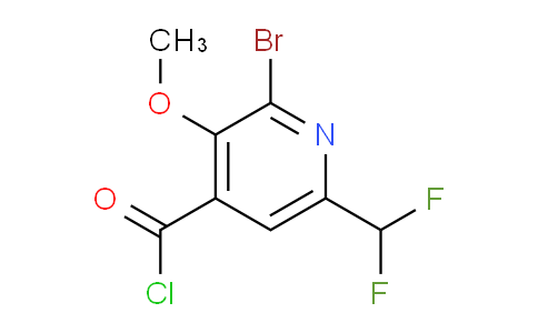 2-Bromo-6-(difluoromethyl)-3-methoxypyridine-4-carbonyl chloride