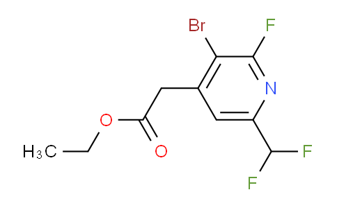 AM124942 | 1805369-09-8 | Ethyl 3-bromo-6-(difluoromethyl)-2-fluoropyridine-4-acetate
