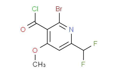 2-Bromo-6-(difluoromethyl)-4-methoxypyridine-3-carbonyl chloride