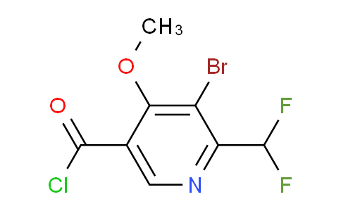 3-Bromo-2-(difluoromethyl)-4-methoxypyridine-5-carbonyl chloride