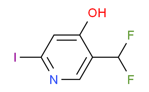 5-(Difluoromethyl)-2-iodo-4-hydroxypyridine