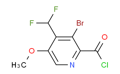 3-Bromo-4-(difluoromethyl)-5-methoxypyridine-2-carbonyl chloride