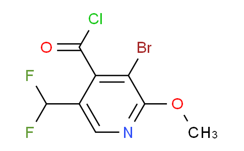 AM124953 | 1804858-11-4 | 3-Bromo-5-(difluoromethyl)-2-methoxypyridine-4-carbonyl chloride