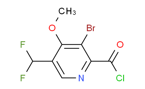 3-Bromo-5-(difluoromethyl)-4-methoxypyridine-2-carbonyl chloride