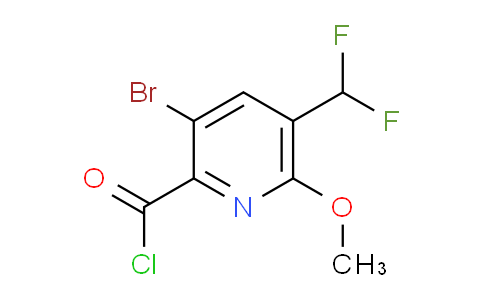 3-Bromo-5-(difluoromethyl)-6-methoxypyridine-2-carbonyl chloride