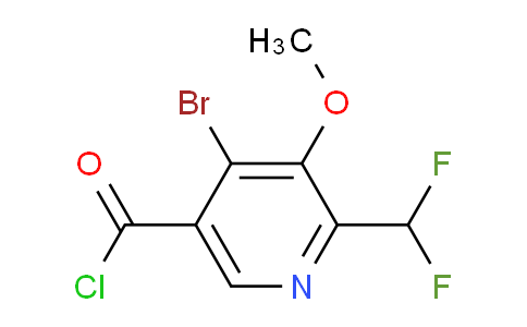 AM124959 | 1806905-71-4 | 4-Bromo-2-(difluoromethyl)-3-methoxypyridine-5-carbonyl chloride