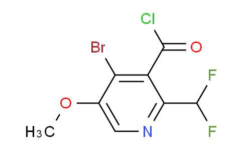 AM124960 | 1806905-82-7 | 4-Bromo-2-(difluoromethyl)-5-methoxypyridine-3-carbonyl chloride