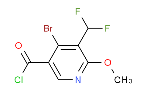 4-Bromo-3-(difluoromethyl)-2-methoxypyridine-5-carbonyl chloride