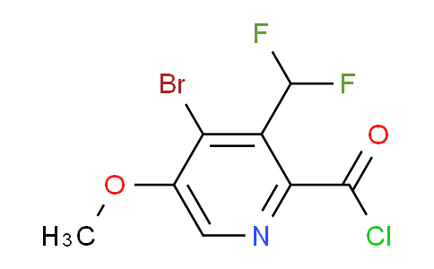 4-Bromo-3-(difluoromethyl)-5-methoxypyridine-2-carbonyl chloride