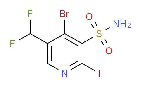 AM124970 | 1806865-84-8 | 4-Bromo-5-(difluoromethyl)-2-iodopyridine-3-sulfonamide