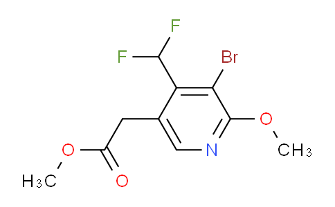 AM124971 | 1804857-87-1 | Methyl 3-bromo-4-(difluoromethyl)-2-methoxypyridine-5-acetate
