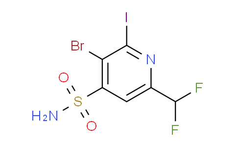 AM124974 | 1804464-31-0 | 3-Bromo-6-(difluoromethyl)-2-iodopyridine-4-sulfonamide