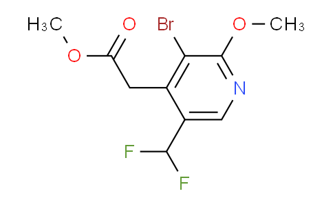 AM124976 | 1806912-95-7 | Methyl 3-bromo-5-(difluoromethyl)-2-methoxypyridine-4-acetate