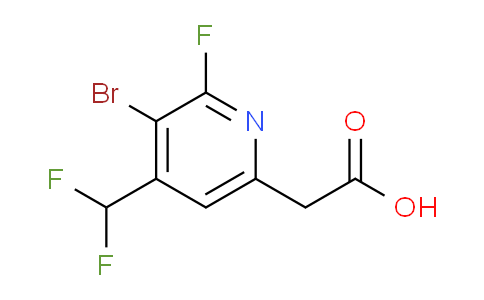 AM124978 | 1806061-76-6 | 3-Bromo-4-(difluoromethyl)-2-fluoropyridine-6-acetic acid