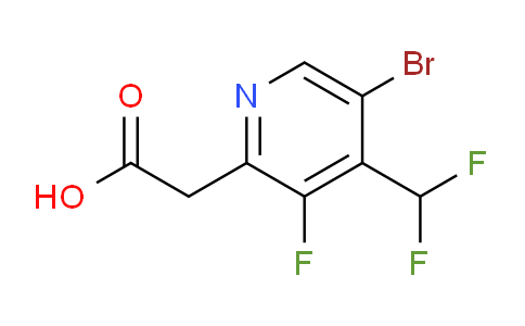 AM124980 | 1806904-69-7 | 5-Bromo-4-(difluoromethyl)-3-fluoropyridine-2-acetic acid