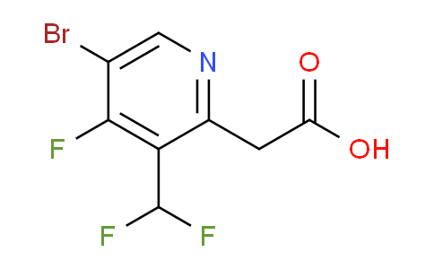 AM124985 | 1805344-43-7 | 5-Bromo-3-(difluoromethyl)-4-fluoropyridine-2-acetic acid