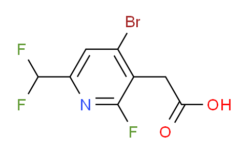 AM124991 | 1805402-13-4 | 4-Bromo-6-(difluoromethyl)-2-fluoropyridine-3-acetic acid