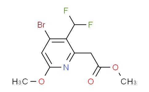 AM124992 | 1805239-61-5 | Methyl 4-bromo-3-(difluoromethyl)-6-methoxypyridine-2-acetate