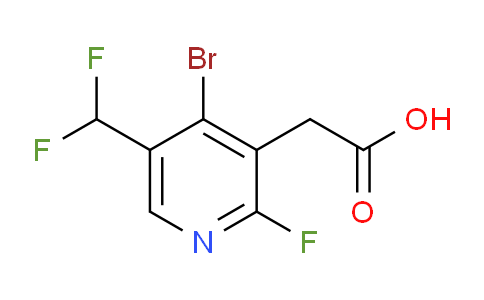 AM124994 | 1805364-43-5 | 4-Bromo-5-(difluoromethyl)-2-fluoropyridine-3-acetic acid