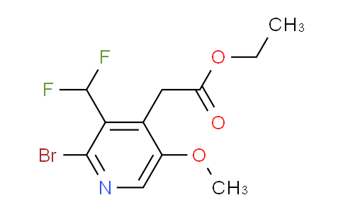 AM125004 | 1806913-14-3 | Ethyl 2-bromo-3-(difluoromethyl)-5-methoxypyridine-4-acetate