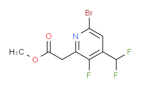 AM125006 | 1806062-25-8 | Methyl 6-bromo-4-(difluoromethyl)-3-fluoropyridine-2-acetate