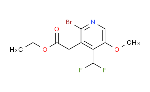 AM125007 | 1805932-82-4 | Ethyl 2-bromo-4-(difluoromethyl)-5-methoxypyridine-3-acetate