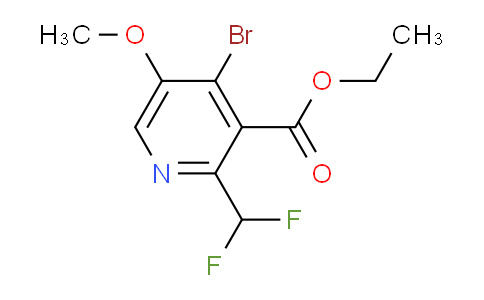 AM125011 | 1806911-42-1 | Ethyl 4-bromo-2-(difluoromethyl)-5-methoxypyridine-3-carboxylate