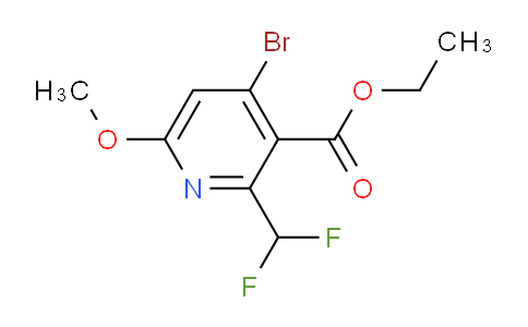 AM125012 | 1805931-16-1 | Ethyl 4-bromo-2-(difluoromethyl)-6-methoxypyridine-3-carboxylate