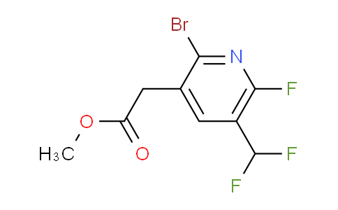 AM125017 | 1805344-50-6 | Methyl 2-bromo-5-(difluoromethyl)-6-fluoropyridine-3-acetate