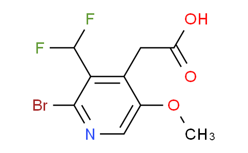 AM125023 | 1805931-27-4 | 2-Bromo-3-(difluoromethyl)-5-methoxypyridine-4-acetic acid