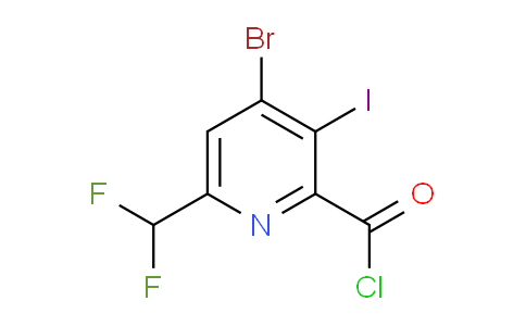 AM125024 | 1805420-37-4 | 4-Bromo-6-(difluoromethyl)-3-iodopyridine-2-carbonyl chloride
