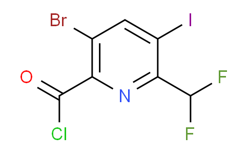 AM125031 | 1805170-72-2 | 5-Bromo-2-(difluoromethyl)-3-iodopyridine-6-carbonyl chloride