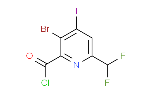 AM125033 | 1806865-07-5 | 3-Bromo-6-(difluoromethyl)-4-iodopyridine-2-carbonyl chloride