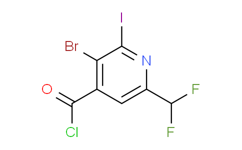 AM125034 | 1804952-26-8 | 3-Bromo-6-(difluoromethyl)-2-iodopyridine-4-carbonyl chloride