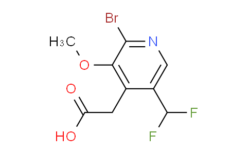 AM125035 | 1805239-17-1 | 2-Bromo-5-(difluoromethyl)-3-methoxypyridine-4-acetic acid