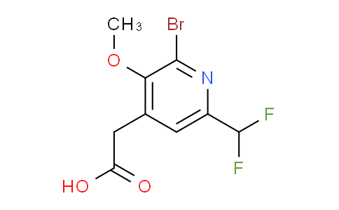 AM125039 | 1804462-53-0 | 2-Bromo-6-(difluoromethyl)-3-methoxypyridine-4-acetic acid
