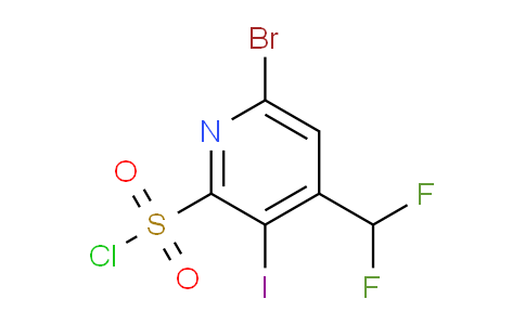 AM125044 | 1805421-96-8 | 6-Bromo-4-(difluoromethyl)-3-iodopyridine-2-sulfonyl chloride