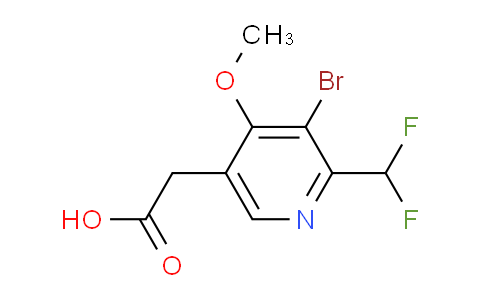 AM125045 | 1805427-83-1 | 3-Bromo-2-(difluoromethyl)-4-methoxypyridine-5-acetic acid