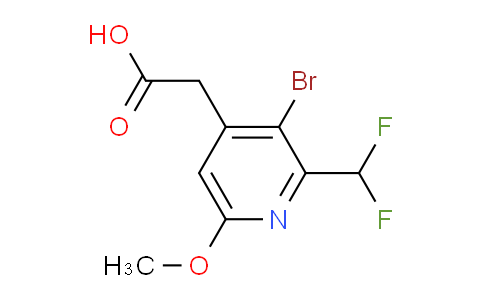 AM125047 | 1806912-20-8 | 3-Bromo-2-(difluoromethyl)-6-methoxypyridine-4-acetic acid