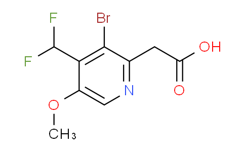 3-Bromo-4-(difluoromethyl)-5-methoxypyridine-2-acetic acid