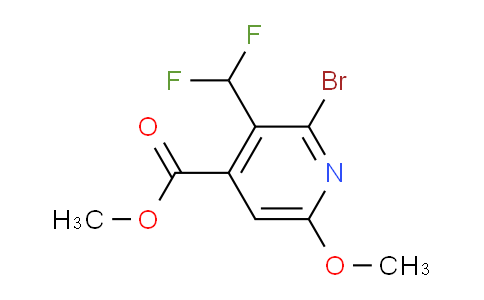 Methyl 2-bromo-3-(difluoromethyl)-6-methoxypyridine-4-carboxylate