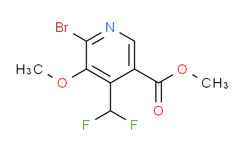 Methyl 2-bromo-4-(difluoromethyl)-3-methoxypyridine-5-carboxylate