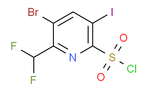 AM125058 | 1806913-37-0 | 3-Bromo-2-(difluoromethyl)-5-iodopyridine-6-sulfonyl chloride