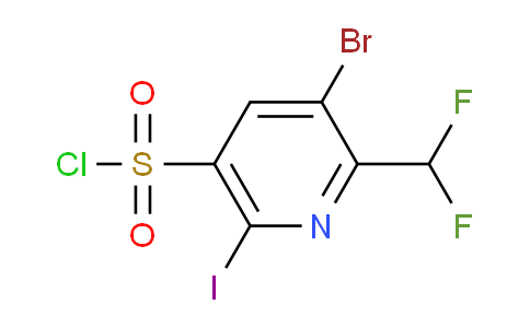 AM125059 | 1805918-60-8 | 3-Bromo-2-(difluoromethyl)-6-iodopyridine-5-sulfonyl chloride
