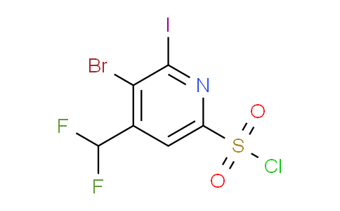 AM125060 | 1806913-39-2 | 3-Bromo-4-(difluoromethyl)-2-iodopyridine-6-sulfonyl chloride