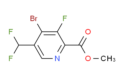 AM125061 | 1806061-02-8 | Methyl 4-bromo-5-(difluoromethyl)-3-fluoropyridine-2-carboxylate