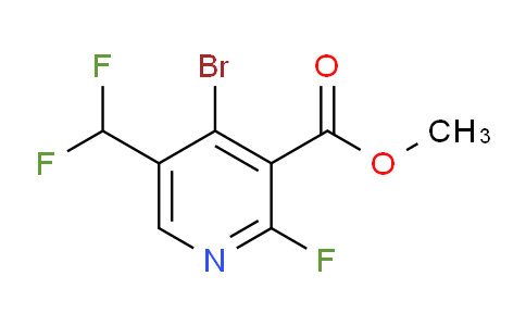 AM125062 | 1805363-55-6 | Methyl 4-bromo-5-(difluoromethyl)-2-fluoropyridine-3-carboxylate