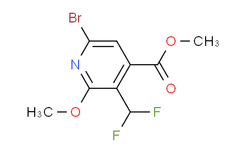 AM125065 | 1805351-84-1 | Methyl 6-bromo-3-(difluoromethyl)-2-methoxypyridine-4-carboxylate