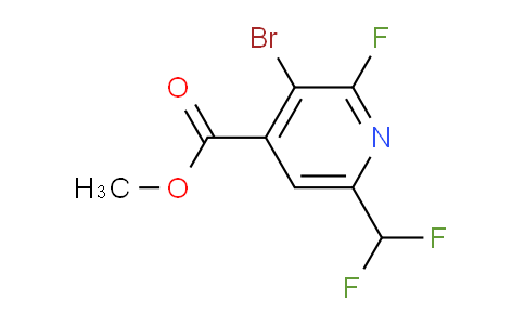 AM125067 | 1806997-10-3 | Methyl 3-bromo-6-(difluoromethyl)-2-fluoropyridine-4-carboxylate