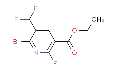 AM125071 | 1804638-74-1 | Ethyl 2-bromo-3-(difluoromethyl)-6-fluoropyridine-5-carboxylate